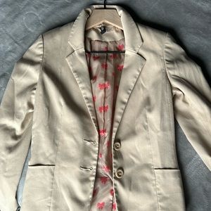 Beige Blazer, size 4